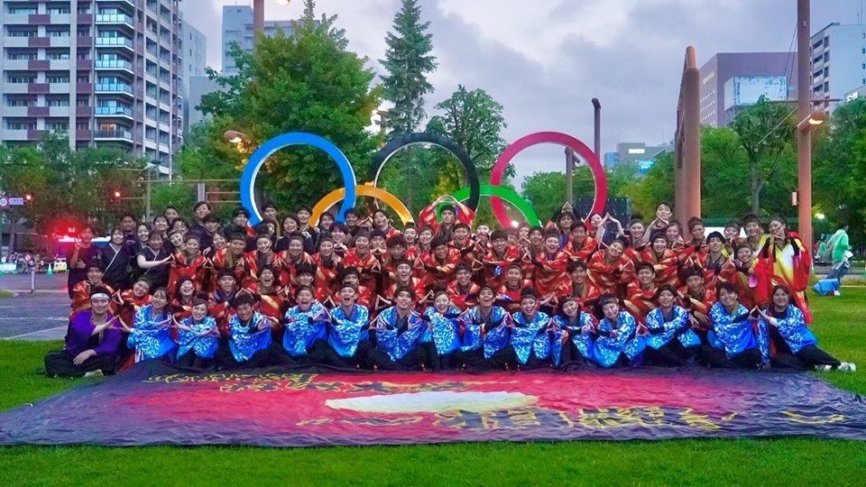 第33回YOSAKOIソーラン祭りでの演舞の様子