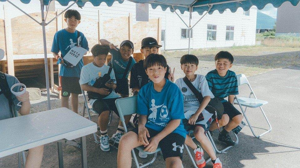 VR体験会に参加してくれた小学生たち