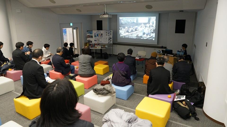 パブリックビューイングの様子