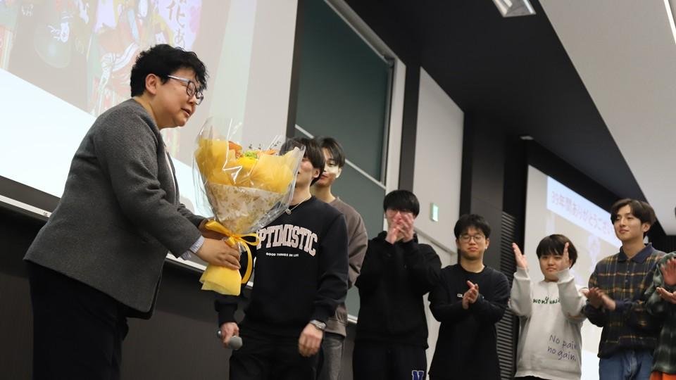 3月をもって退職される清水 久恵教授の最終講義が行われました