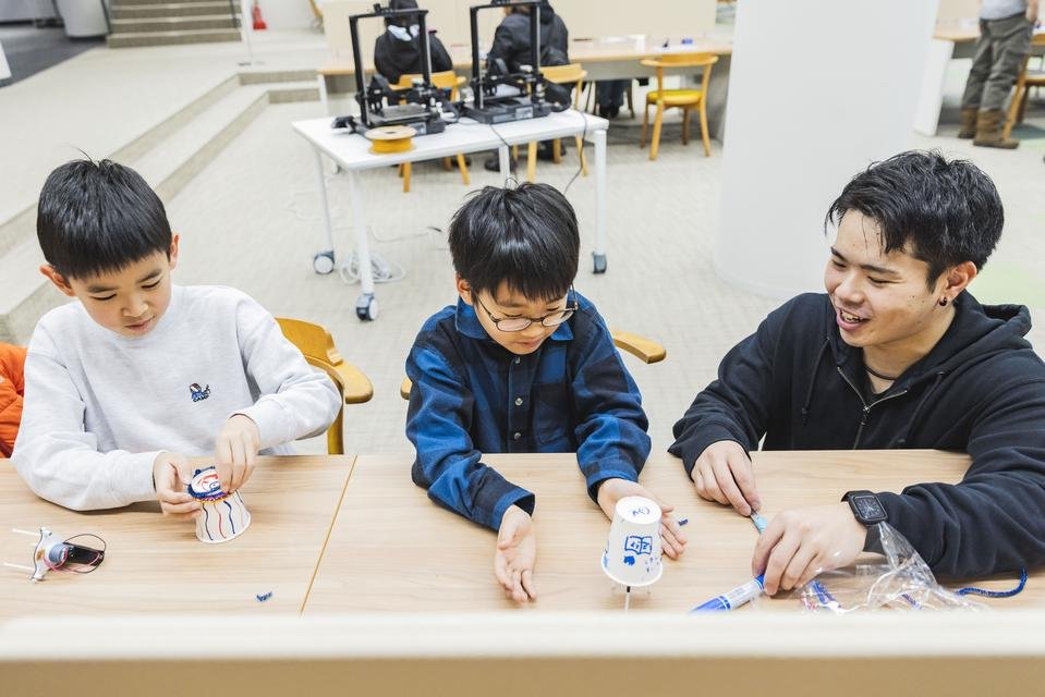機械工学科のワークショップの様子